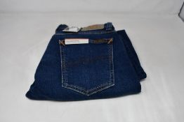 A pair of men's as new Nudie Jeans Tight Terry in Dark Steel (W30, L28).