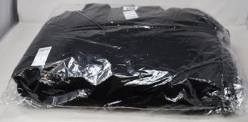 A women's as new Joseph Brushed Flannel Carah Coat - Black (42).