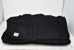 A women's as new Joseph Brushed Flannel Carah Coat - Black (42).