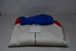 An as new Sunnei Maglia Unita Zipped Hoodie (M, 0117 White).