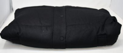 A women's as new Joseph Brushed Flannel Carah Coat - Black (36).