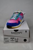 A pair of boxed as new Saucony Shadow 5000 Patchwork Sneakers - Multi (UK M 9, W 9.5).