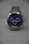 A men's as new Hugo Boss Ikon Chronograph Watch 1512963 (No Box).