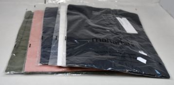 Four as new Maharishi 7012 Hemp Organic T-shirts in various colours (XXL).