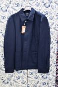 An as new A.P.C Emile Jacket in navy (L).