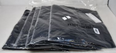 Five as new Maharishi 7013 Hemp Organic Long Sleeve T-shirts in black (S, M, L, XL and XXL).