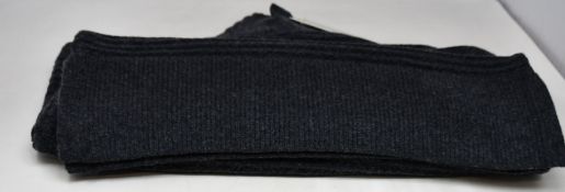 A women's as new Folk Funnel Neck Jumper - Charcoal Melange (0).