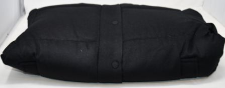 A women's as new Joseph Brushed Flannel Carah Coat - Black (36).