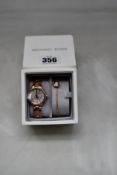 A women's boxed as new Michael Kors Allie Gift Set Watch.