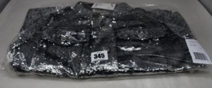 A women's as new Claudie Pierlot Sequined Jacket (FR36).
