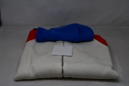 An as new Sunnei Maglia Unita Zipped Hoodie (M, 0117 White).