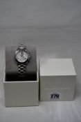 A women's boxed as new Michael Kors Mini Bradshaw Chronograph Watch (REF: 6174).