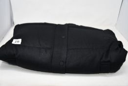 A women's as new Joseph Brushed Flannel Carah Coat - Black (38).