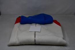 An as new Sunnei Maglia Unita Zipped Hoodie (M, 0117 White).