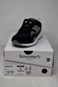Two pairs of boxed as new Saucony Shadow 6000 Sneakers - Black (UK M 7, W 7.5).