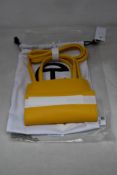 An as new Telfar Small Yellow Shopping Bag - Vegan Leather (TF-012-YL-S).