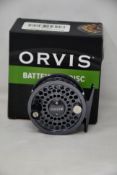 A boxed as new Orvis Battenkill Disc Fly Reel.