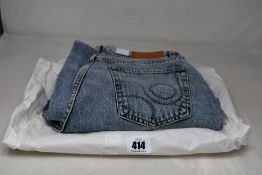A pair of women's as new Eytys Benz Jeans in Light Stone (W 28, L 34).
