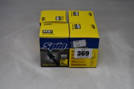 Four boxed as new Spin Tools Swaging Spin Set S4000 For HVAC, Set Includes 1/4