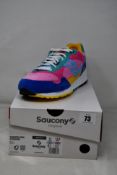 A pair of boxed as new Saucony Shadow 5000 Patchwork Sneakers - Multi (UK M 10, W 10.5).