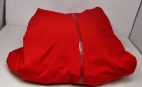 A Jack Wolfskin Argon storm jacket red lacquer (Size L).