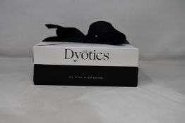 A boxed as new Dy?tics Eye Brow Henna Starter Kit by Mrs. Highbrow.
