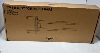 A boxed as new Logitech TV Mount For Video Bars.