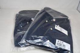 Two as new Ralph Lauren Garment Dyed Shirts in navy (3XB and 4XB).
