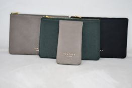Six as new TSATSAS David Chipperfield Case 3, 2 x Grey/Gold, 2 x Black/Gold, 2 x Pine Green/Gold and