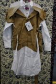 An as new Junya Watanabe Patchwork Shirt Trench Coat (Model JE-O010-051-1-3, Size M).