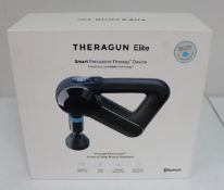 SOLD FOR PARTS: A pre-owned Theragun Elite Percussive Massage Gun Therapy Device (Faulty, battery do