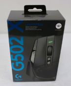 A boxed as new Logitech G G502X Lightspeed Wireless Gaming Mouse (Box sealed) (EAN: 5099206096387).