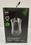A boxed as new Razer DeathAdder V2 Ergonomic Wired Gaming Mouse (Grade A - box sealed, damage to box