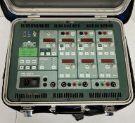 COLLECTION ONLY: A pre-owned EuroSMC PTE-300-V Three Phase Relay Tester (Powers on, displays functio