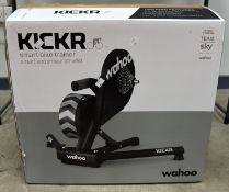 A pre-owned Wahoo Fitness Kickr Power Smart Trainer (Untested, sold as seen. Viewing advised) (Versi