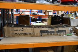 A pre-owned M-Audio Hammer 88 Keyboard (Viewing recommended, item may be incomplete).