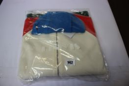 Six as new Sunnei Maglia Unita Zipped Hoodies (4 x M, 0117 White and 2 x L, 0117 White).