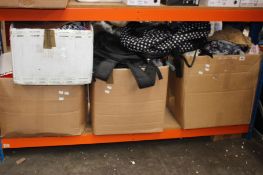 A quantity of pre-owned clothing and related items.
