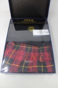 A men's boxed Ralph Lauren pyjamas set (Sizes XXL) (Damage to outer box).
