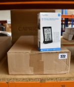 Twelve boxed as new Youshiko RC Wireless Weather Stations with indoor/outdoor thermometers.