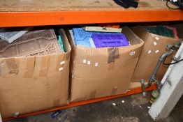 Three boxes of small/medium collapsible storage crates.