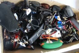 A box of unbranded sunglasses.