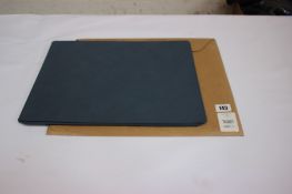 Twenty four sets of four LIND DNA Table Mats (Square Dark Green/Blue and Curve Olive Green).