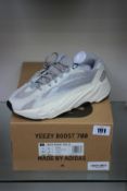 A pair of boxed as new Adidas Yeezy Boost 700 V2 - Static (UK 5.5).