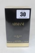 A boxed as new Armani Eau De Nuit Oud eau de parfum (100ml).