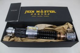 A Jedi Master Sabers Light Saber (NOTE: This is the handle only not the complete Lightsaber and item
