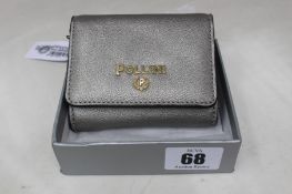 An as new Pollini mini grained handbag.