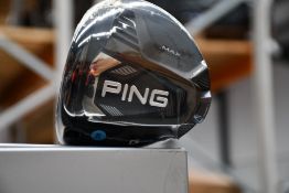 An as new Ping Altra CB G425 Max adjustable 10.5 left handed driver.
