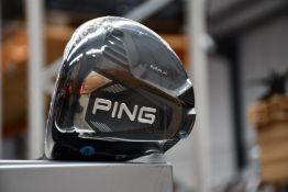 An as new Ping Altra CB G425 Max adjustable 10.5 left handed driver.