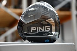 An as new Ping Altra CB G425 Max adjustable 10.5 right handed driver.